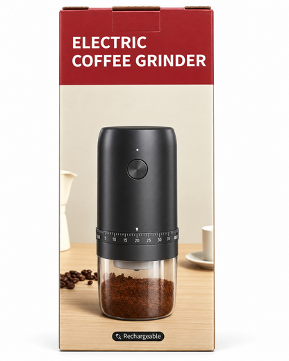 Molinillo de Café Eléctrico Recargable con 40 Niveles de Molienda – Muelas Cerámicas