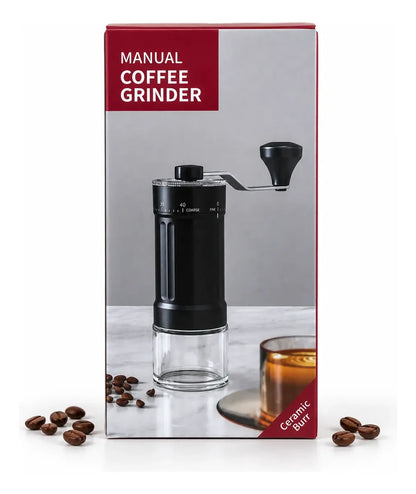 Molinillo de Café Manual con 40 Niveles de Molienda – Muelas Cónicas de Cerámica