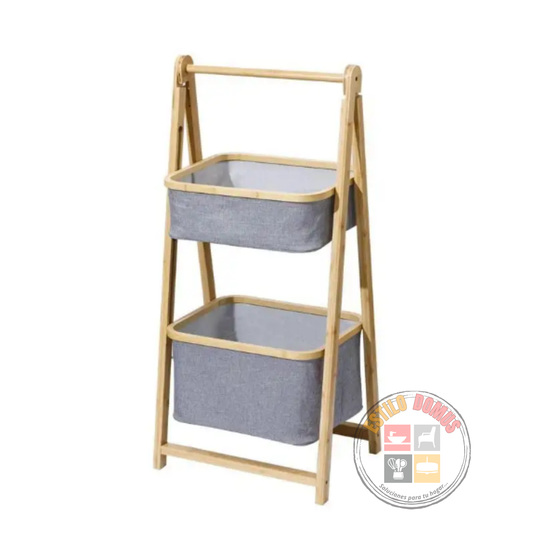 Mueble Tela y Bambú Minimalista Sala de Estar Baño Dormitorio Minimalista