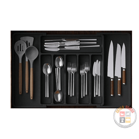 Organizador de Cubiertos para Cajón Expandible: Orden y Espacio en tu Cocina