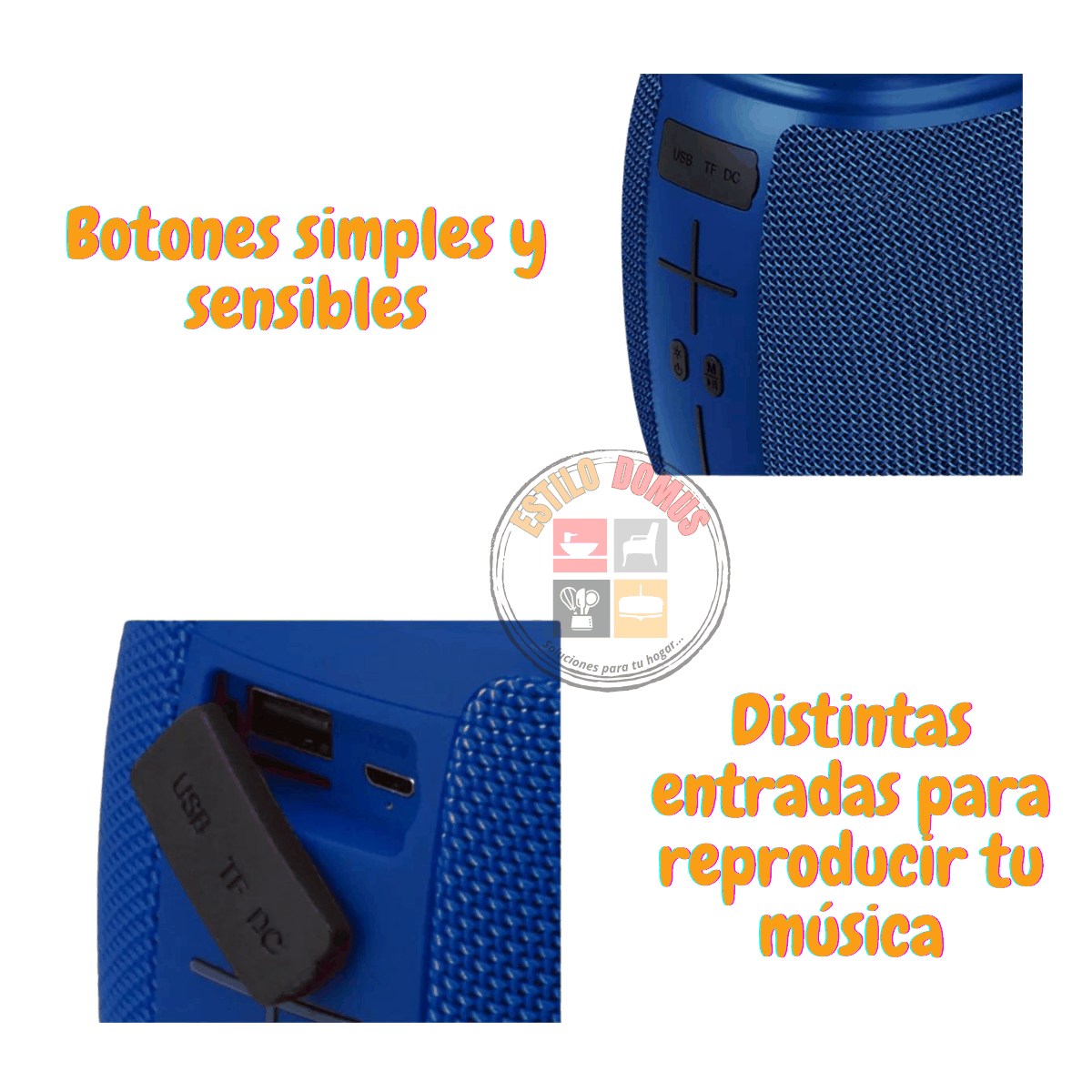 Parlante Bluetooth portatil bateria larga duracion