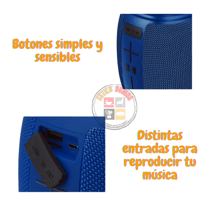 Parlante Bluetooth portatil bateria larga duracion