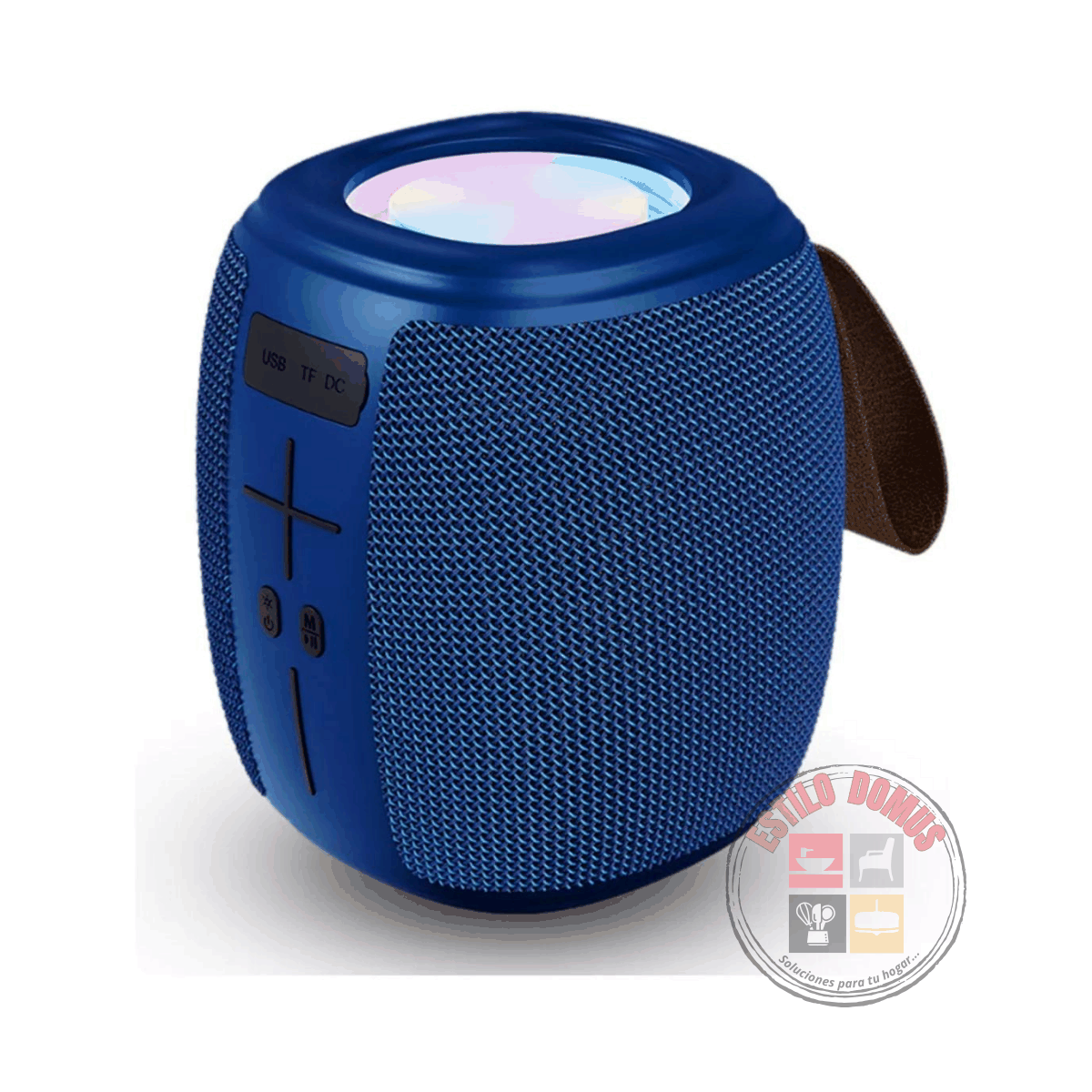 Parlante Bluetooth Portatil Azul transportable bateria larga duración