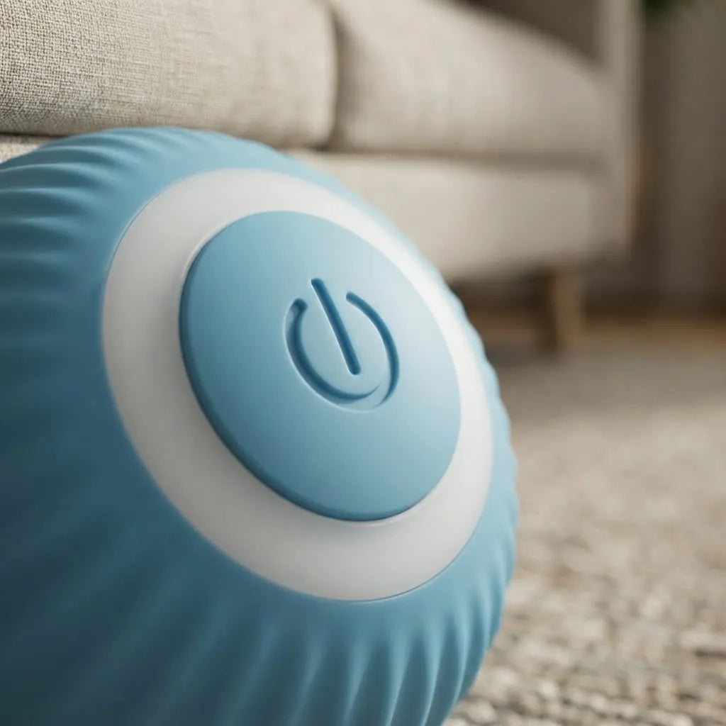 Pelota Interactiva Inteligente para Gatos – Automática, Recargable USB