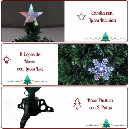 🎄 Árbol de Navidad con Luces LED de 60 cm🎄