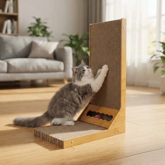Rascador para gatos en L 90cm