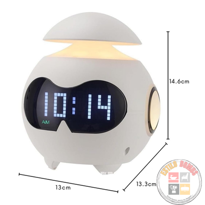Despertador Infantil con Emociones Bluetooth y Luz de Noche
