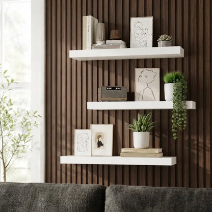 Repisas Flotantes Para Pared 40x15cm – Diseño Moderno y Minimalista