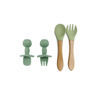 Set De Alimentación Silicona Dividida Con Ventosa Bebés 10pcs Libre BPA