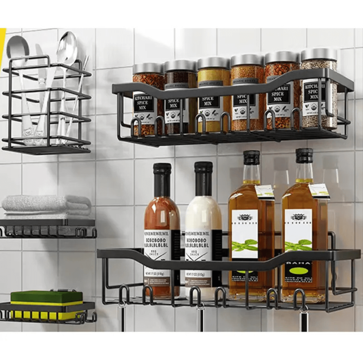 Set 5 Organizadores de Baño Cocina