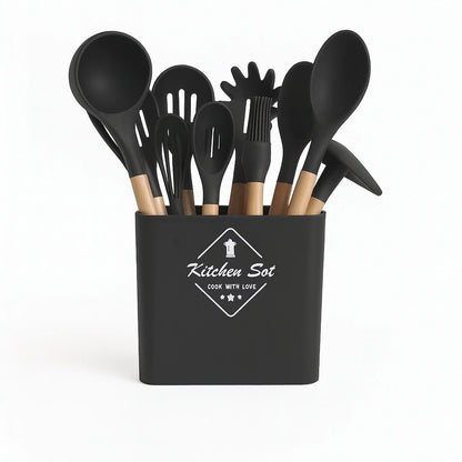 Set de Utensilios de Cocina de Silicona 12Pcs: Completa tu Cocina con Estilo y Funcionalidad