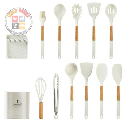 Set 13 piezas Utensilios de Cocina con Bandeja 