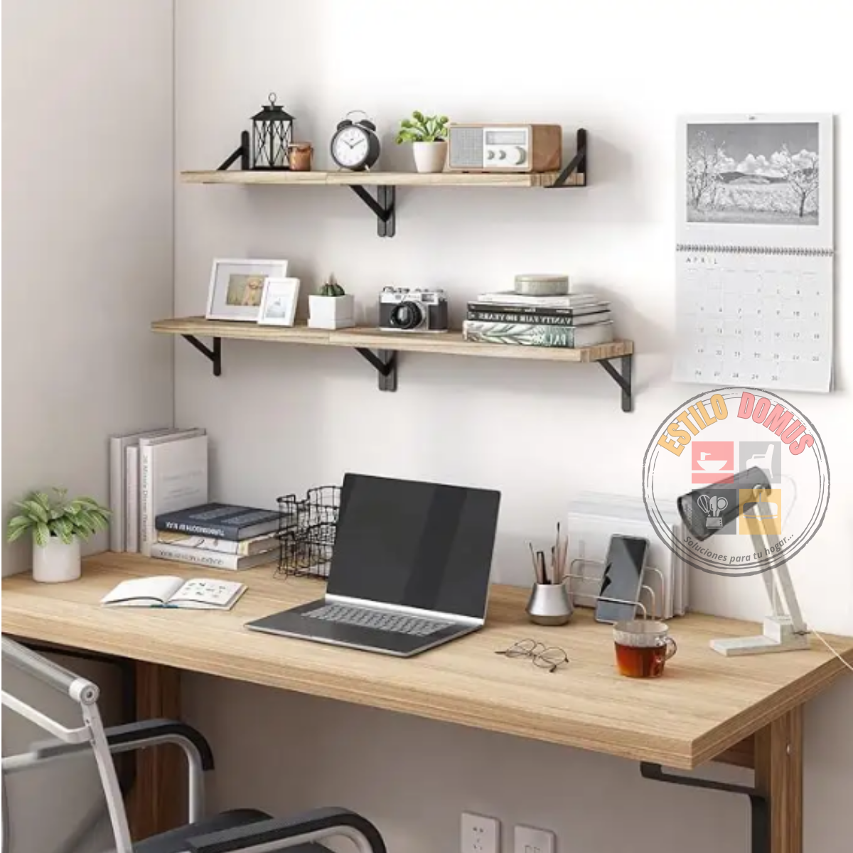 Set 4 repisas Madera Modernas Funcionales