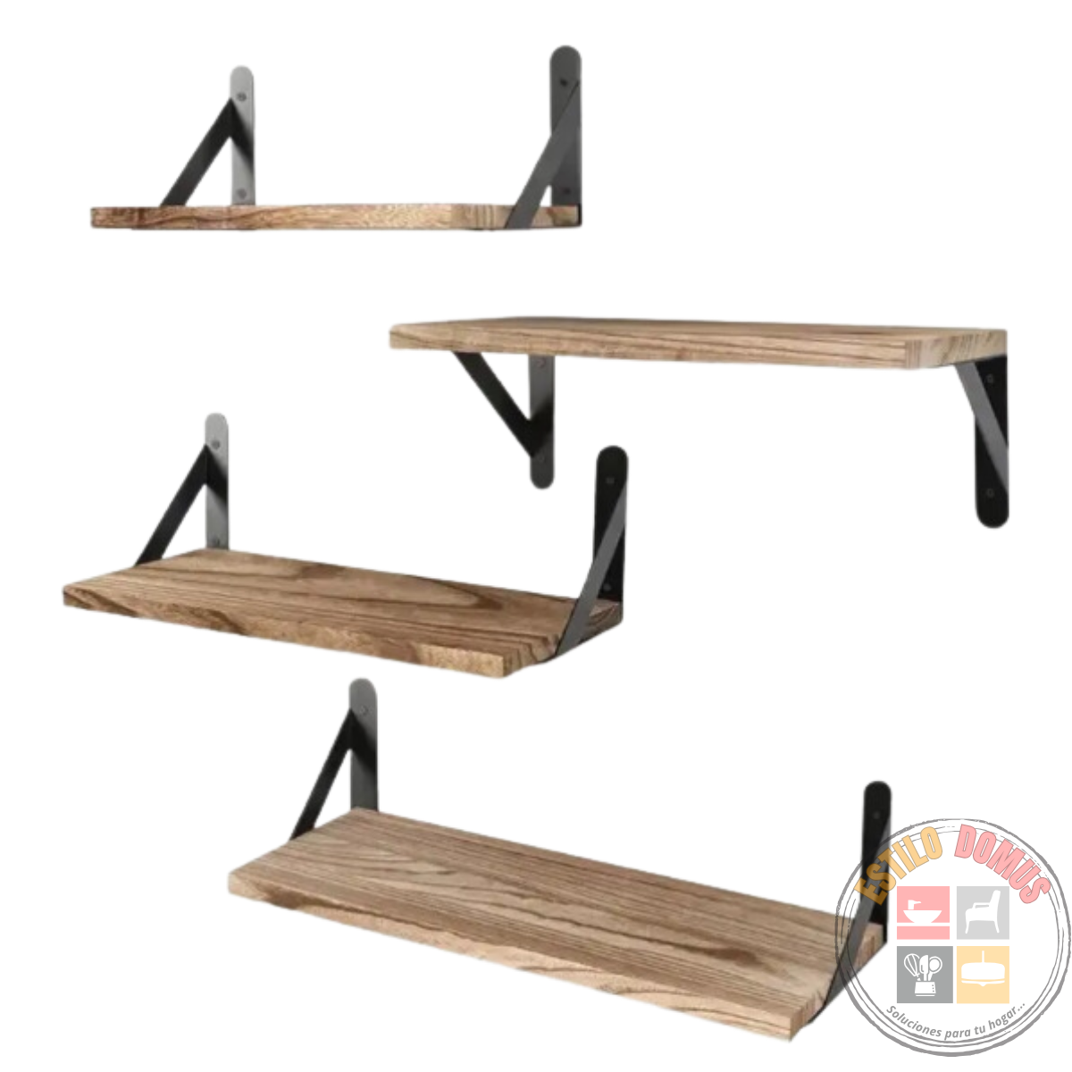 Set 4 Repisas Economicas Estantes Modernos