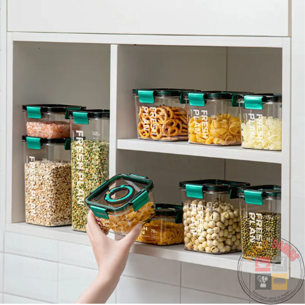 Contenedor Hermetico con Marcador de Fecha sin BPA