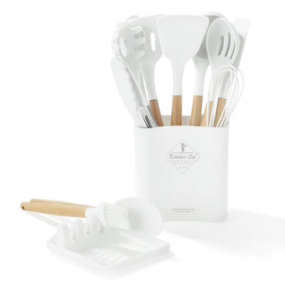 Set de Utensilios de Cocina de Silicona 13Pcs: Completa tu Cocina con Elegancia y Funcionalidad