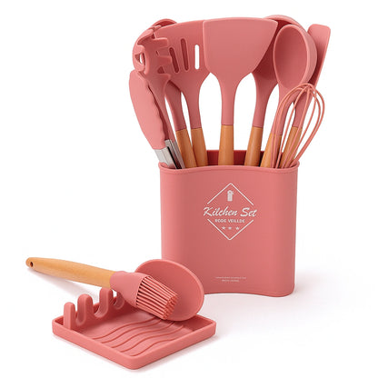 Set de Utensilios de Cocina de Silicona 13Pcs: Completa tu Cocina con Elegancia y Funcionalidad