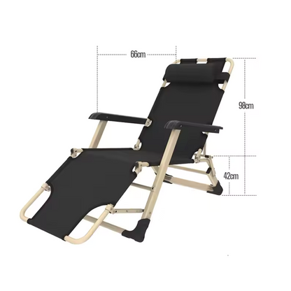 Silla Reposera Plegable Playa Camping Terraza Estructura Reforzada