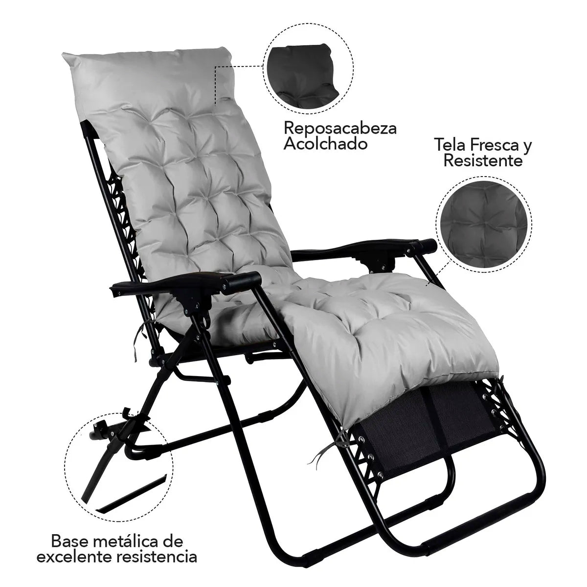 Silla Acolchada Gravedad Cero