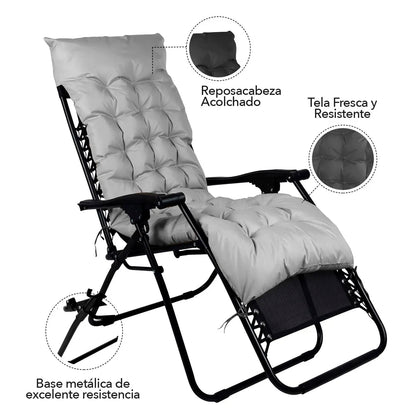 Silla Acolchada Gravedad Cero