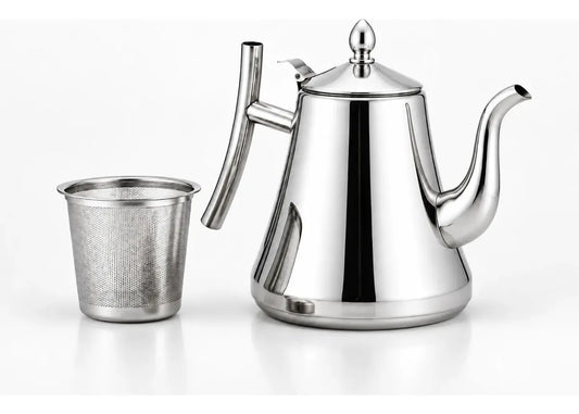 Tetera de acero inoxidable con infusor 1 litro