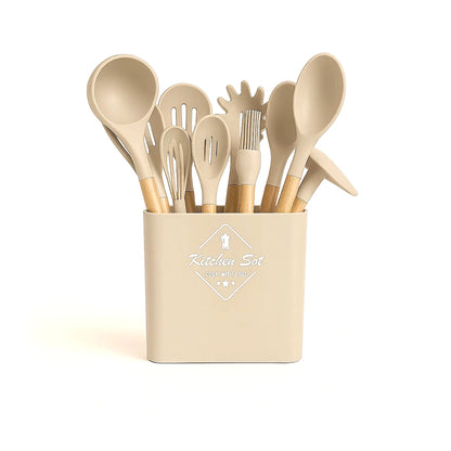 Set de Utensilios de Cocina de Silicona 12Pcs: Completa tu Cocina con Estilo y Funcionalidad