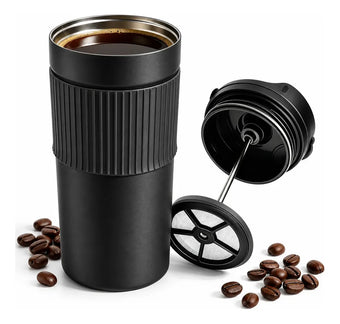 Vaso Térmico con Prensa Francesa Integrada 450 ml