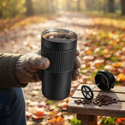 Vaso Térmico con Prensa Francesa Integrada 450 ml