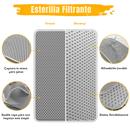 Alfombra Para Atrapar Arena de Gato Tapete
