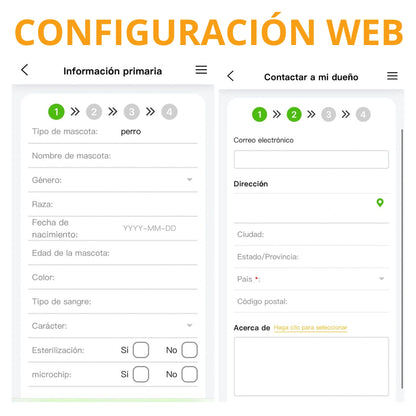 Placa Identificación IDTag para Mascotas