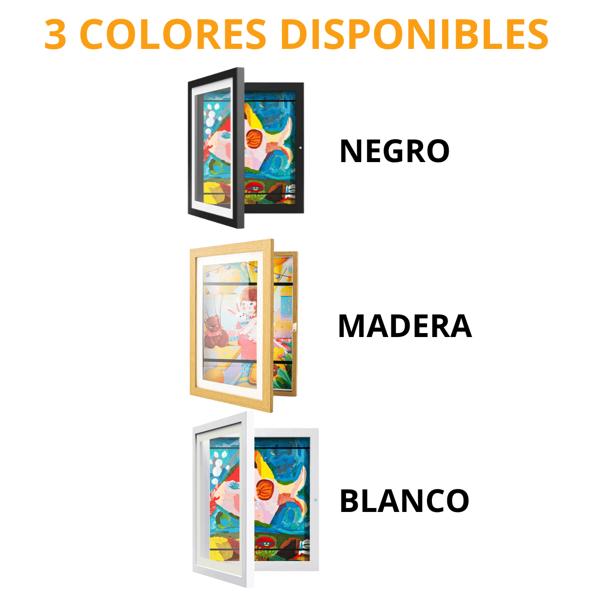 Set 2 Cuadros Marcos para Arte Infantil