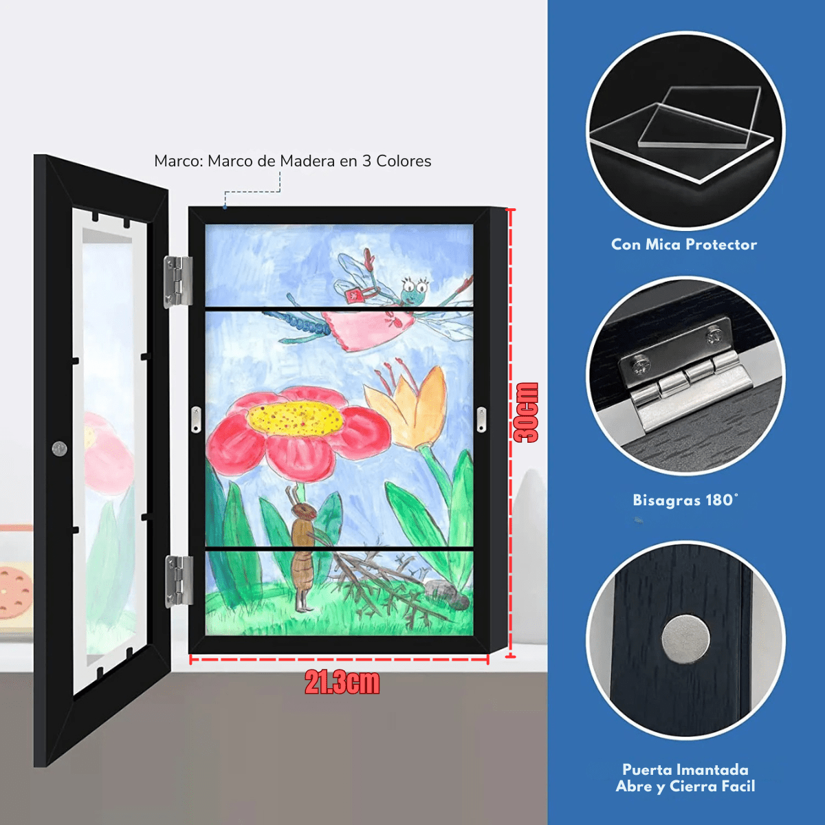 Set 2 Cuadros Marcos para Arte Infantil