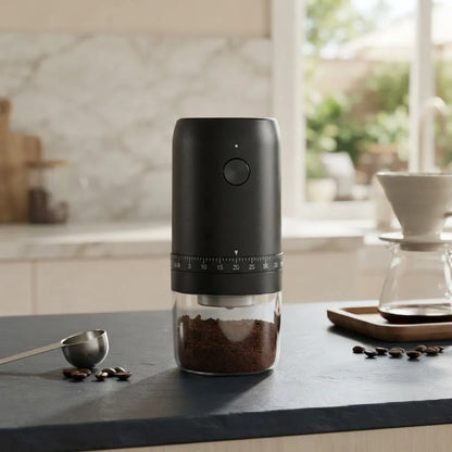 Molinillo de Café Eléctrico Recargable con 40 Niveles de Molienda – Muelas Cerámicas