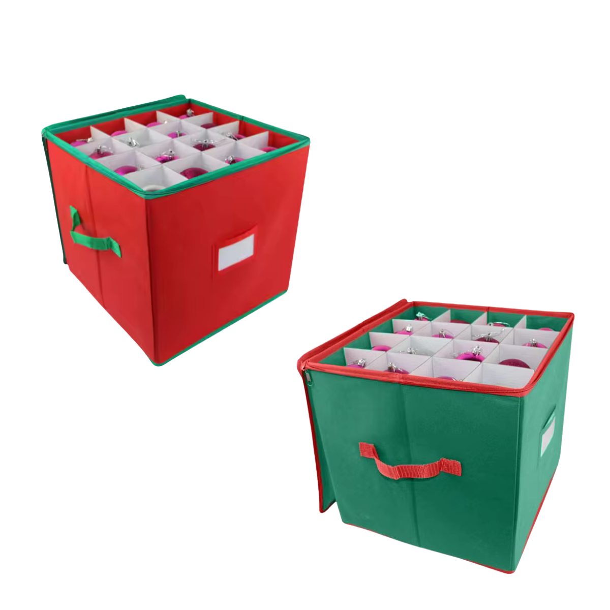 Caja Organizadora para Adornos Navideños – Protege y Organiza tus Decoraciones Festivas